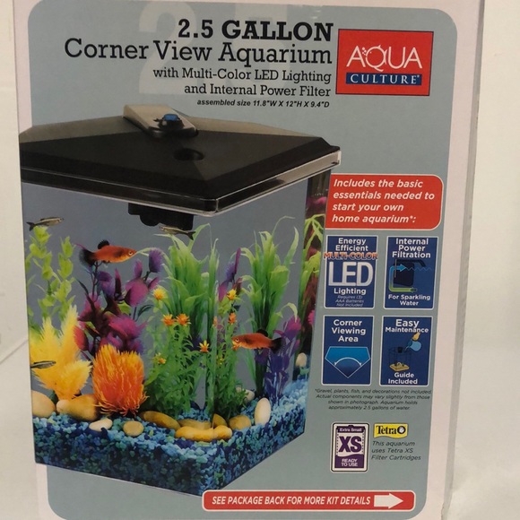 corner view aquarium